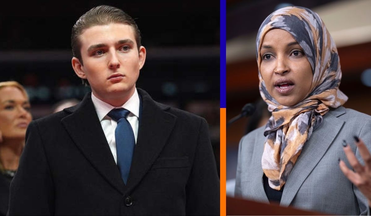 barron trump ilhan omar
