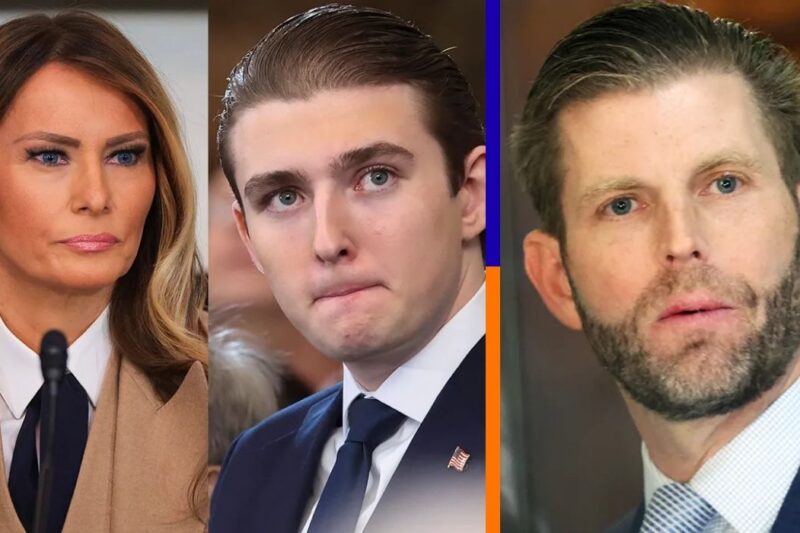 Melania Trump Told Eric To Stop Discussing Barron Publicly.