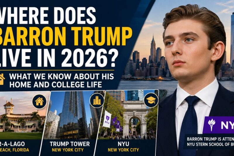 Where Does Barron Trump Live In 2026? What We Know About His Home And College Life