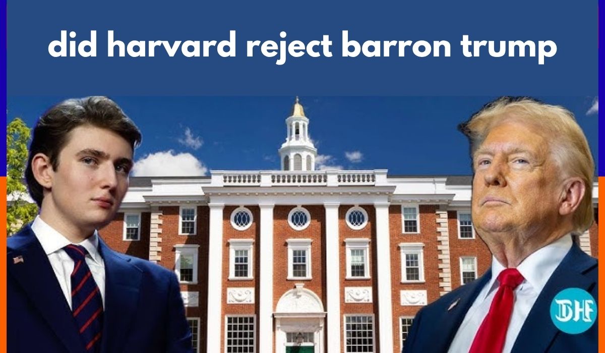 did harvard reject barron trump